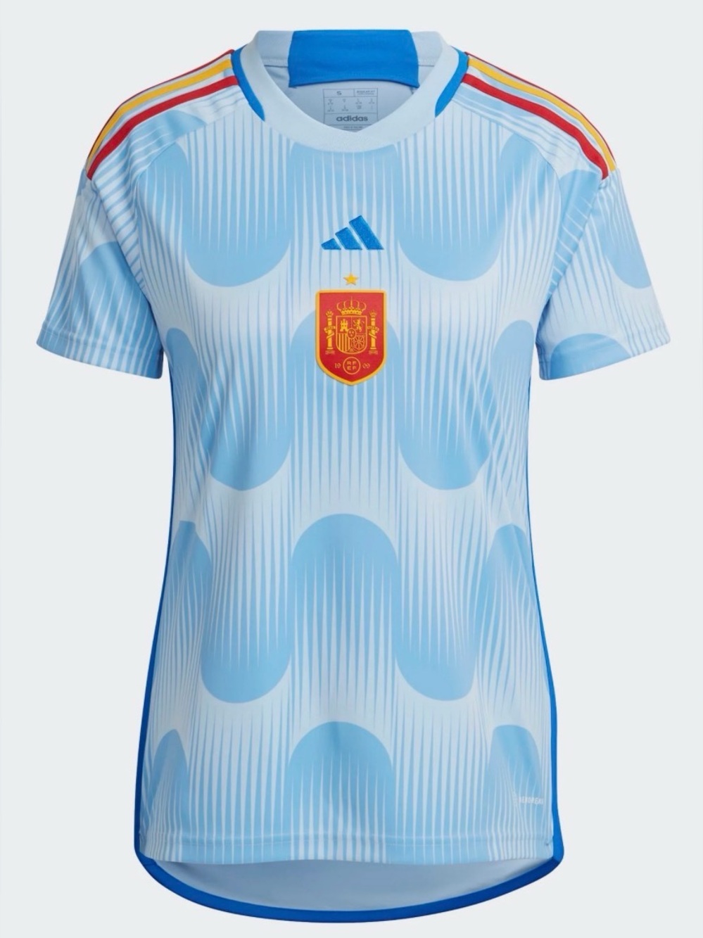 Adidas Authentic Spain National Team 2022 Soccer HF1403 Jersey Women’s Sz: L - Picture 5 of 8